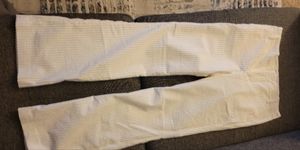 New women's Banana Republic white  cotton cord pants size 10.